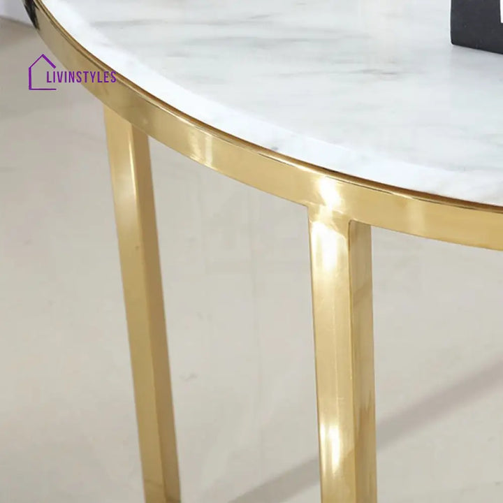 Sarvagya Stainless Steel Living Room Console Table
