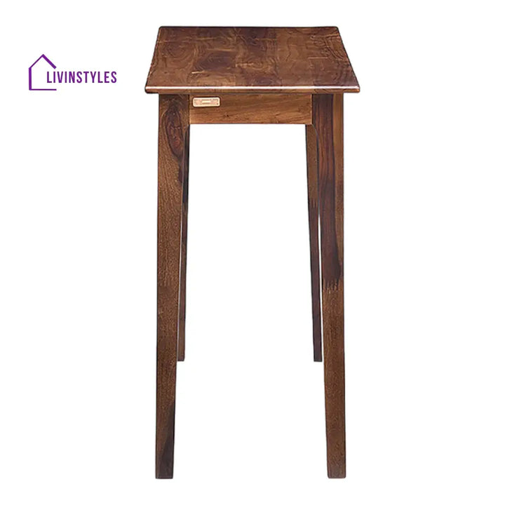 Nakos Sheesham Wood Study Table Teak Finish