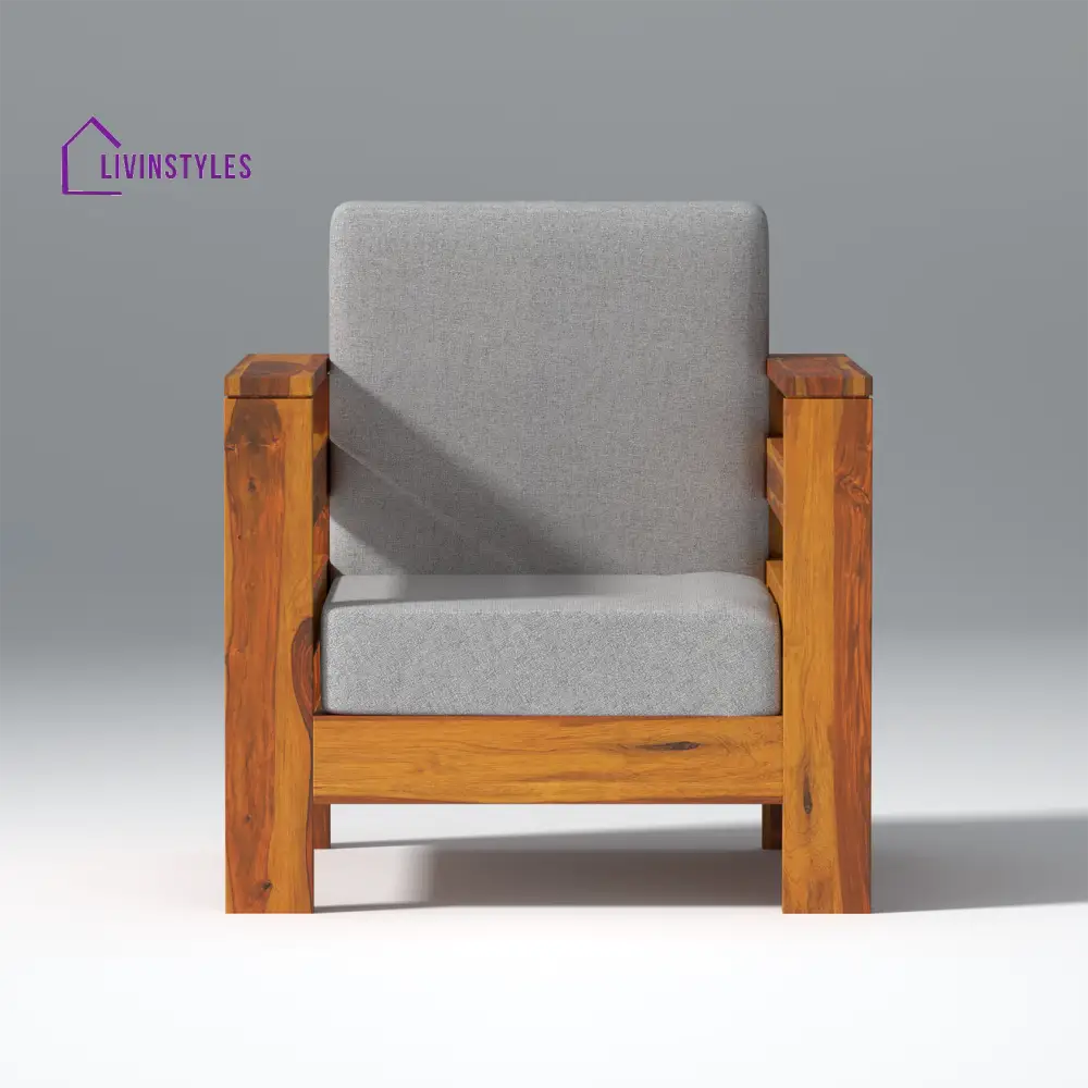 Savely Elegance Sheesham Wood sofa In Light Honey Color sofa