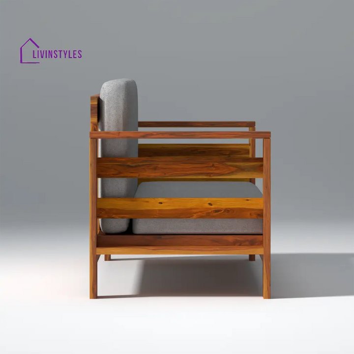 Savely Elegance Sheesham Wood sofa In Light Honey Color sofa