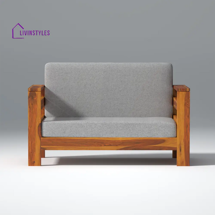 Savely Elegance Sheesham Wood sofa In Light Honey Color sofa