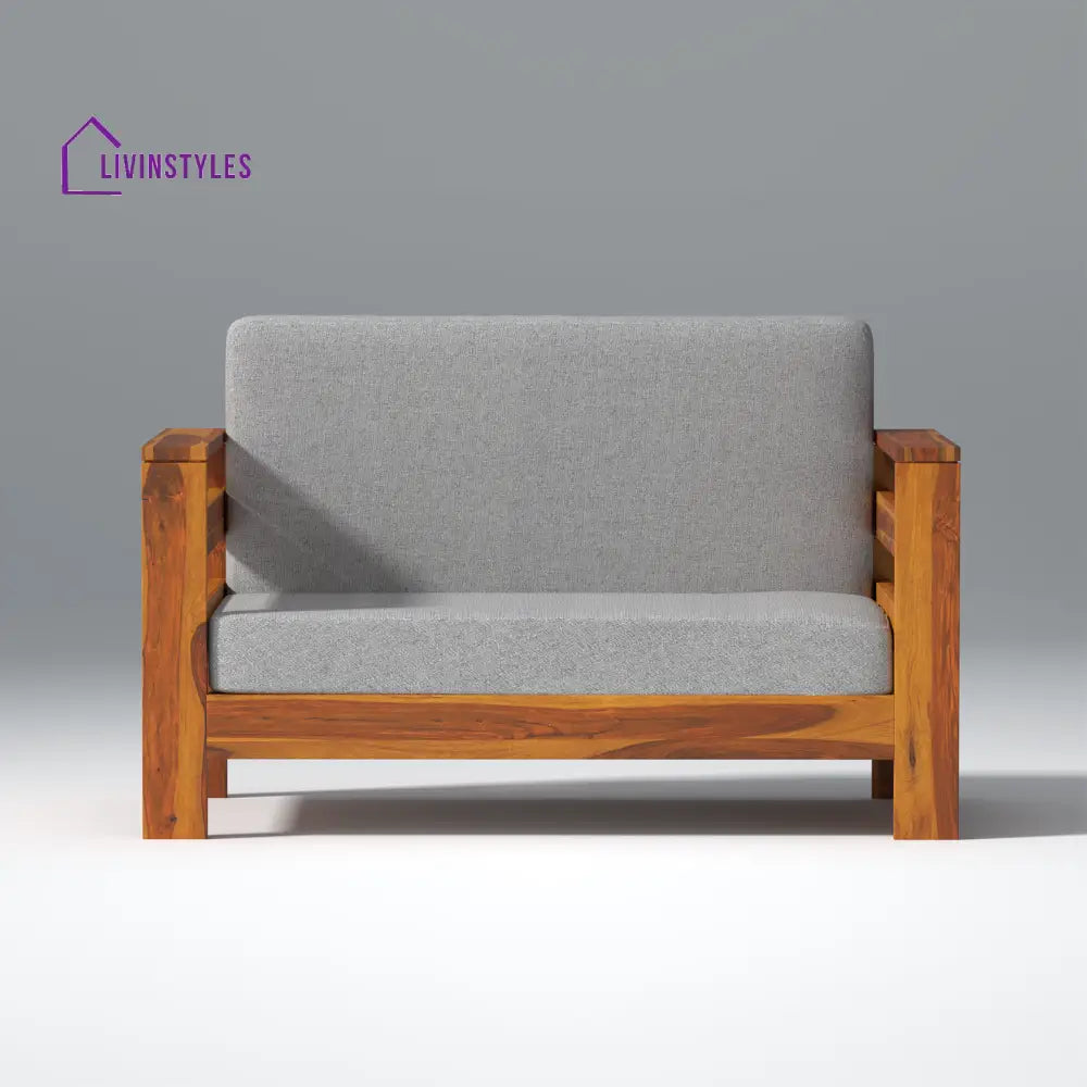 Savely Elegance Sheesham Wood sofa In Light Honey Color sofa