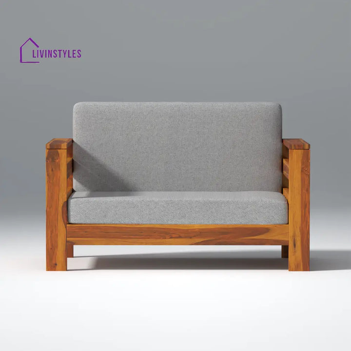 Savely Elegance Sheesham Wood sofa In Light Honey Color sofa