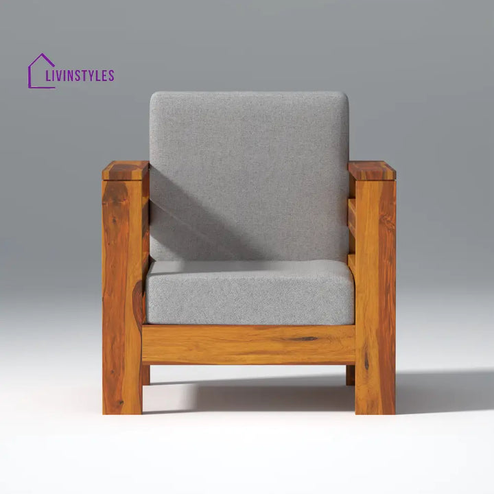 Savely Elegance Sheesham Wood sofa In Light Honey Color sofa