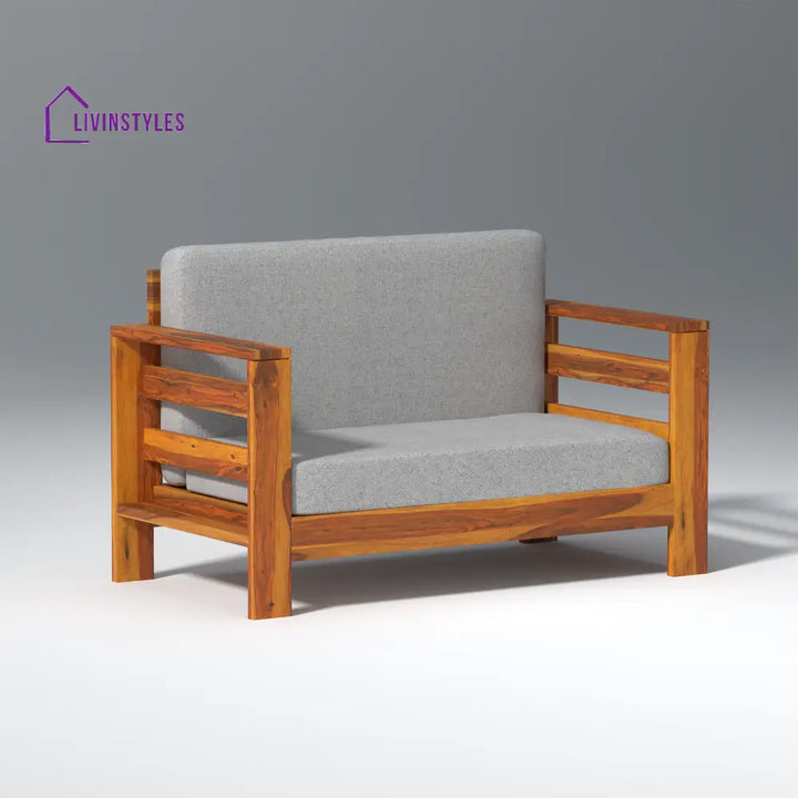 Savely Elegance Sheesham Wood sofa In Light Honey Color sofa