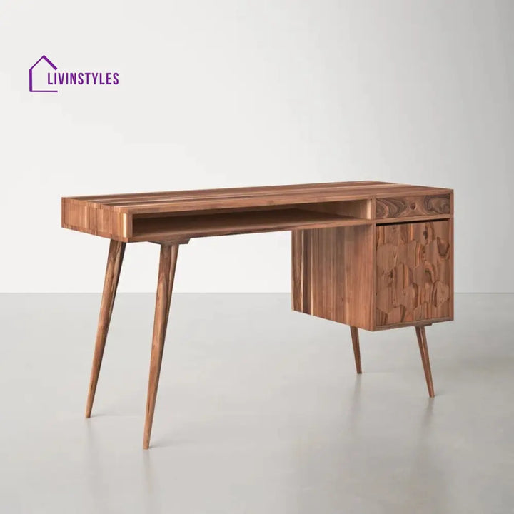Savely Solid Wood Study Table for Students