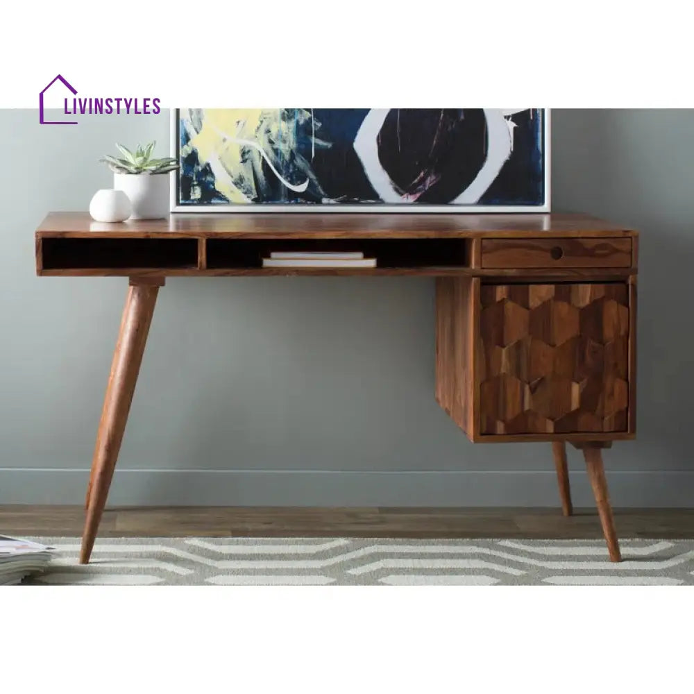 Savely Solid Wood Study Table for Students