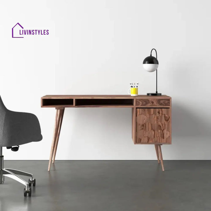 Savely Solid Wood Study Table for Students