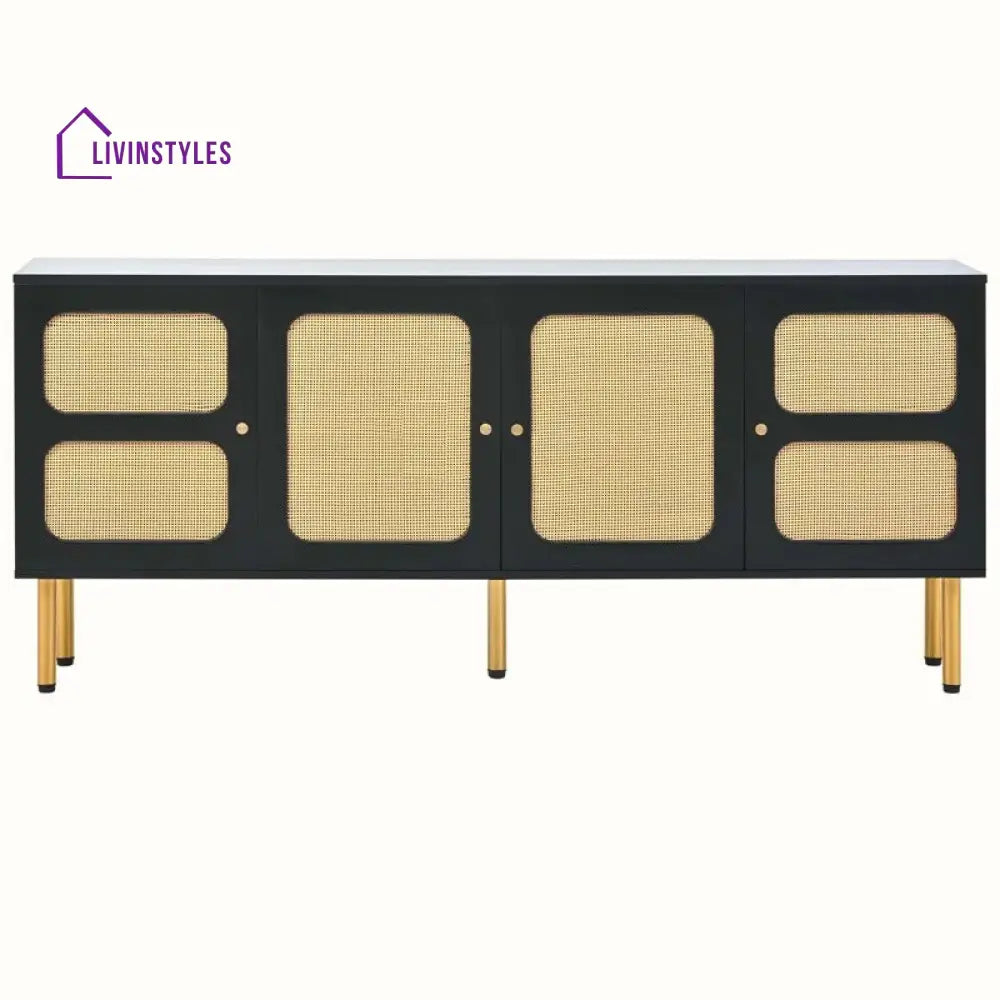Saylor Wooden Finish Tv Unit Stand for Living Room