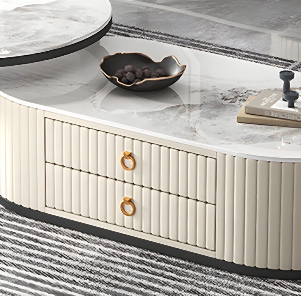 Irina Designer Centre Table With Marble