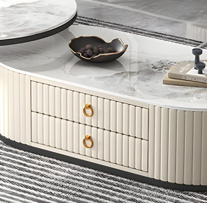 Irina Designer Centre Table With Marble