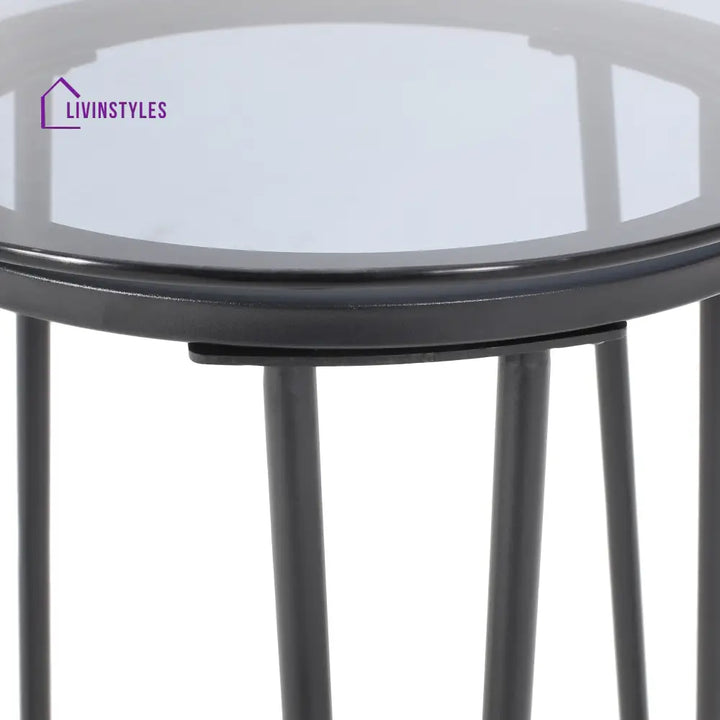 Scat Outdoor Patio Seating Set 2 Chairs and 1 Table Set (Grey) Braided & Rope - Coffee Table Sets
