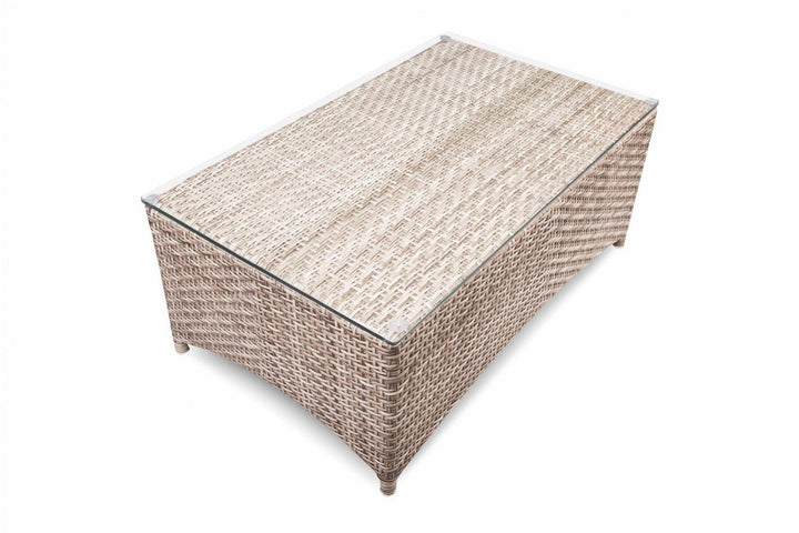 Gerardo Outdoor Sofa Set 2 Seater, 2 Single seater , 1 Center table (Seashell)