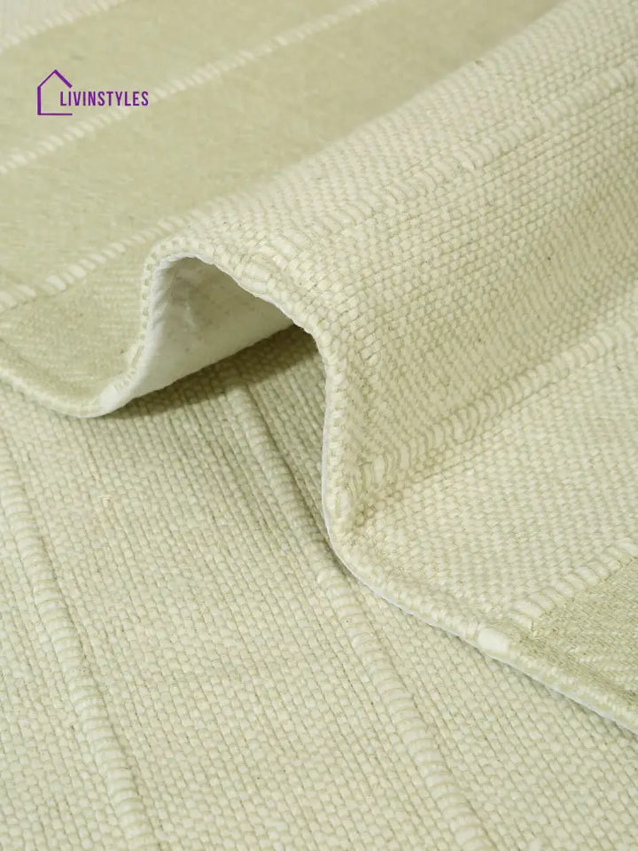 Sea Green Stripe Hand Woven Cotton 3 Seater Sofa Cover Slip Cover Sofa