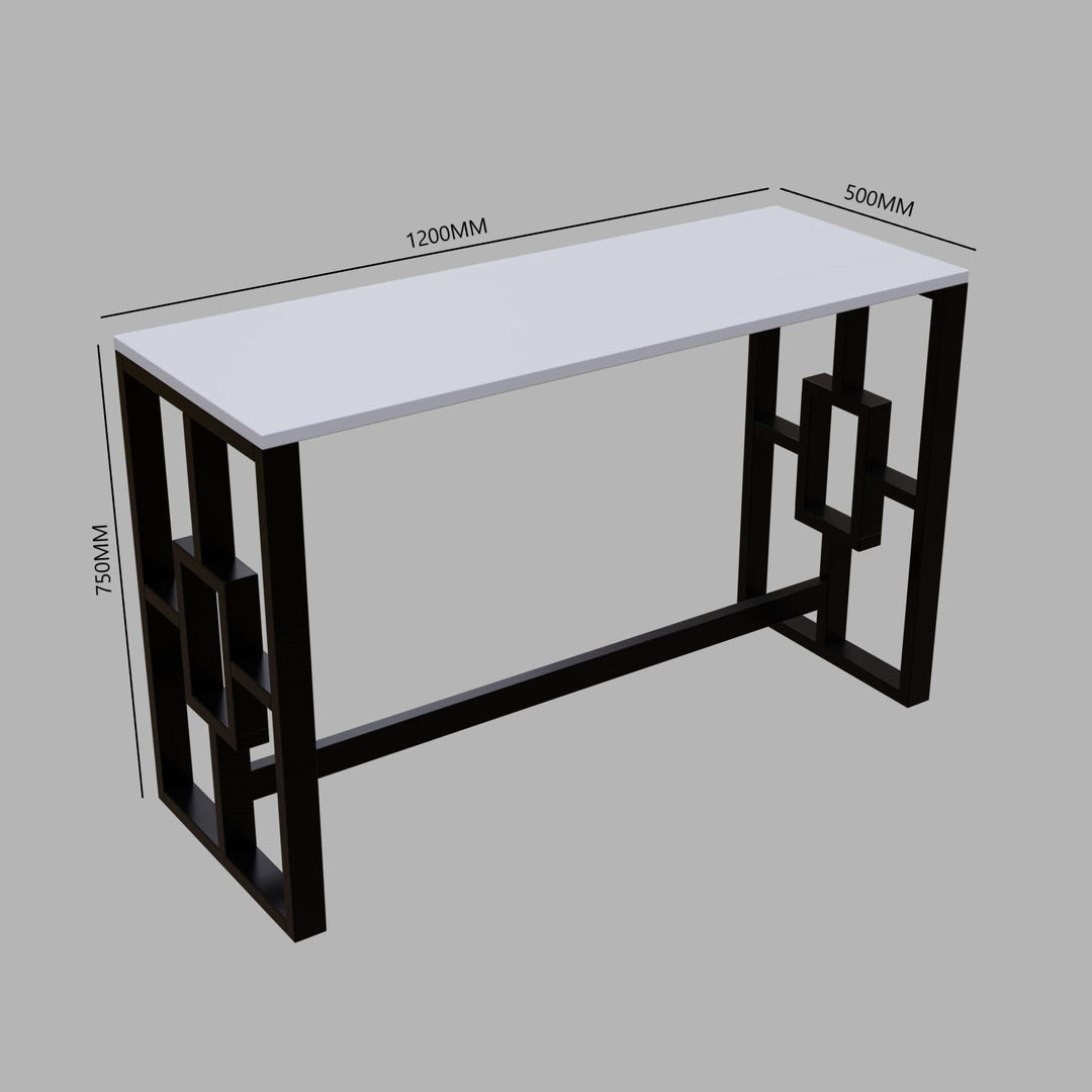 Segur Computer Table in White Color | Computer Table | Study Table for Home