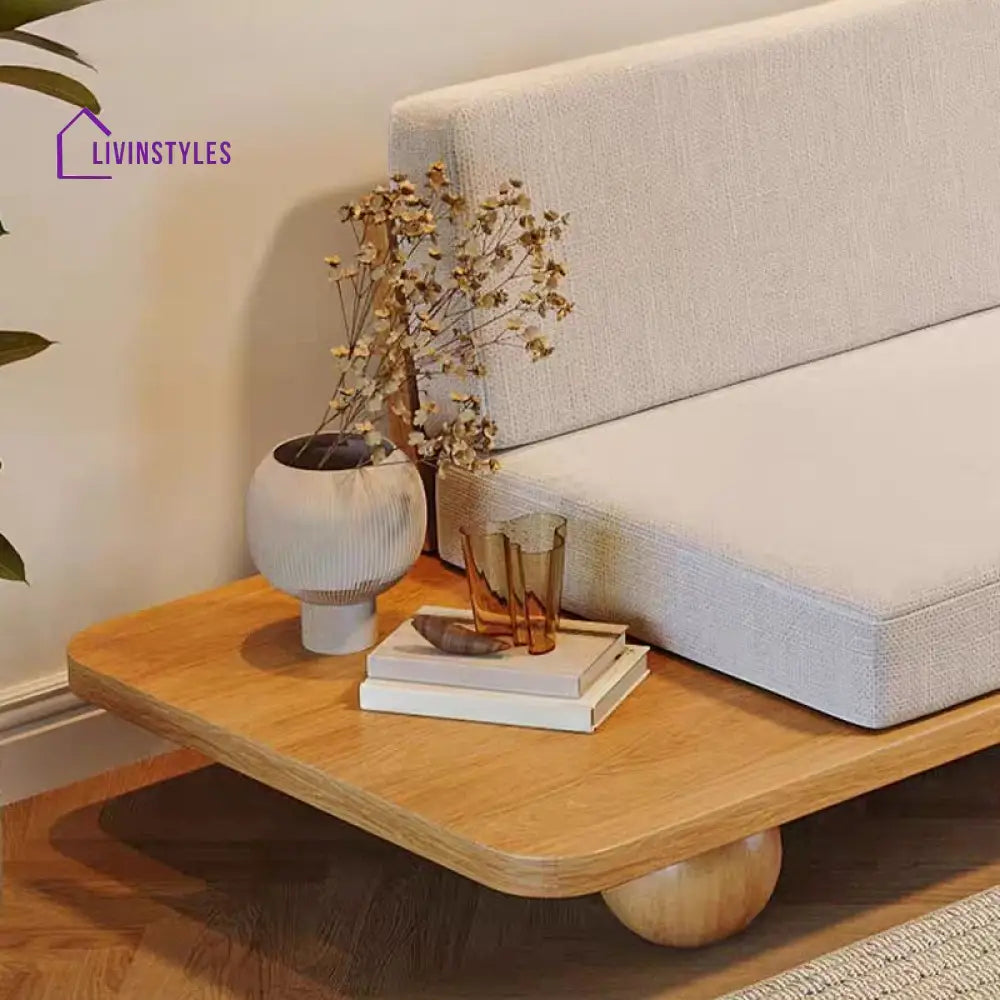 Semyon Solid Wood Designer 3 Seater Sofa for Living Room