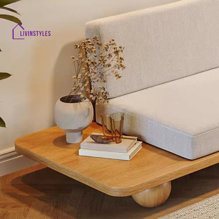 Semyon Solid Wood Designer 3 Seater Sofa for Living Room