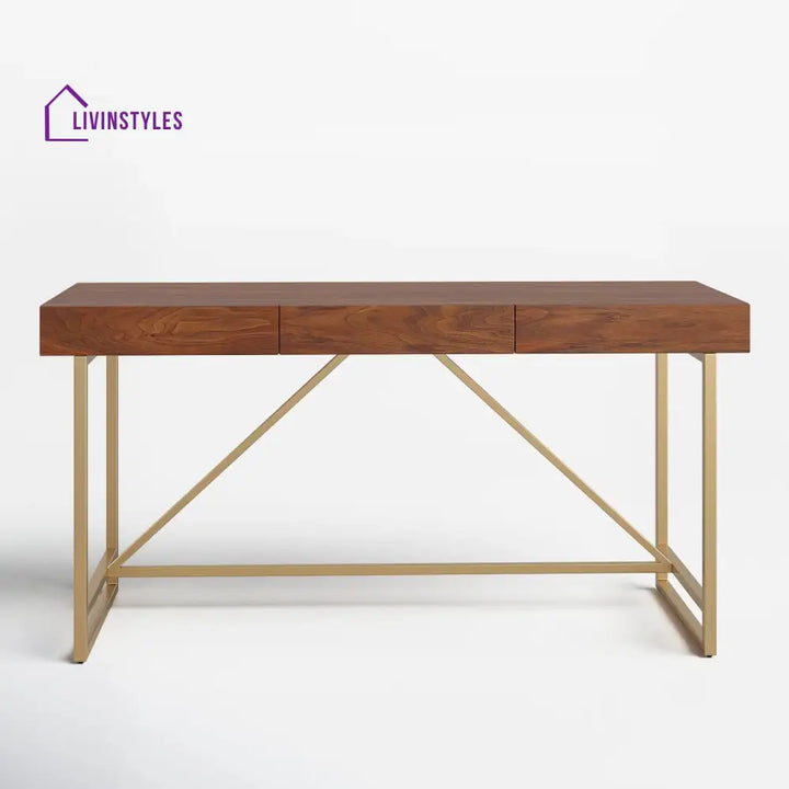 Semyon Solid Wood Study Table for Students