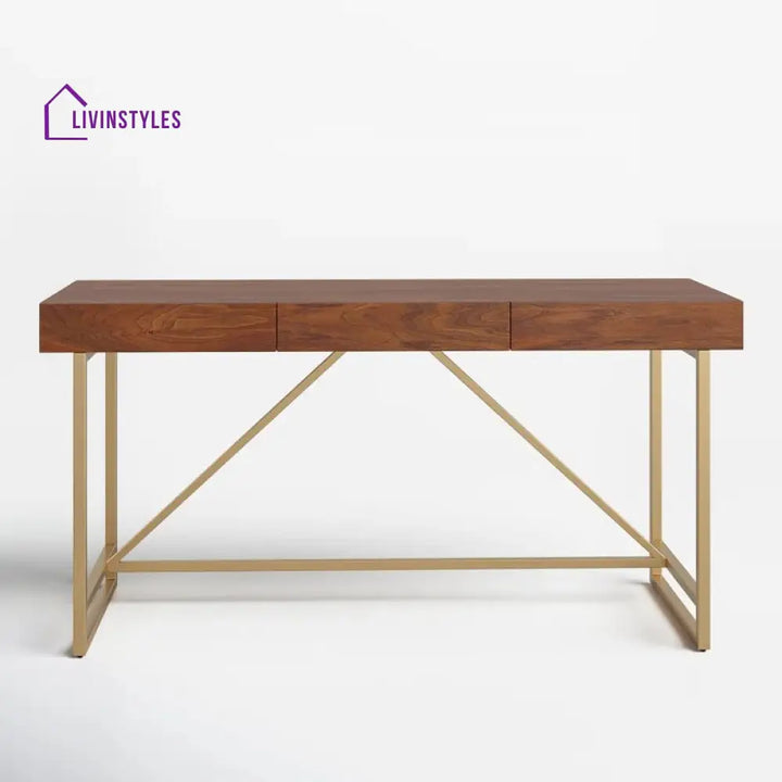 Semyon Solid Wood Study Table for Students