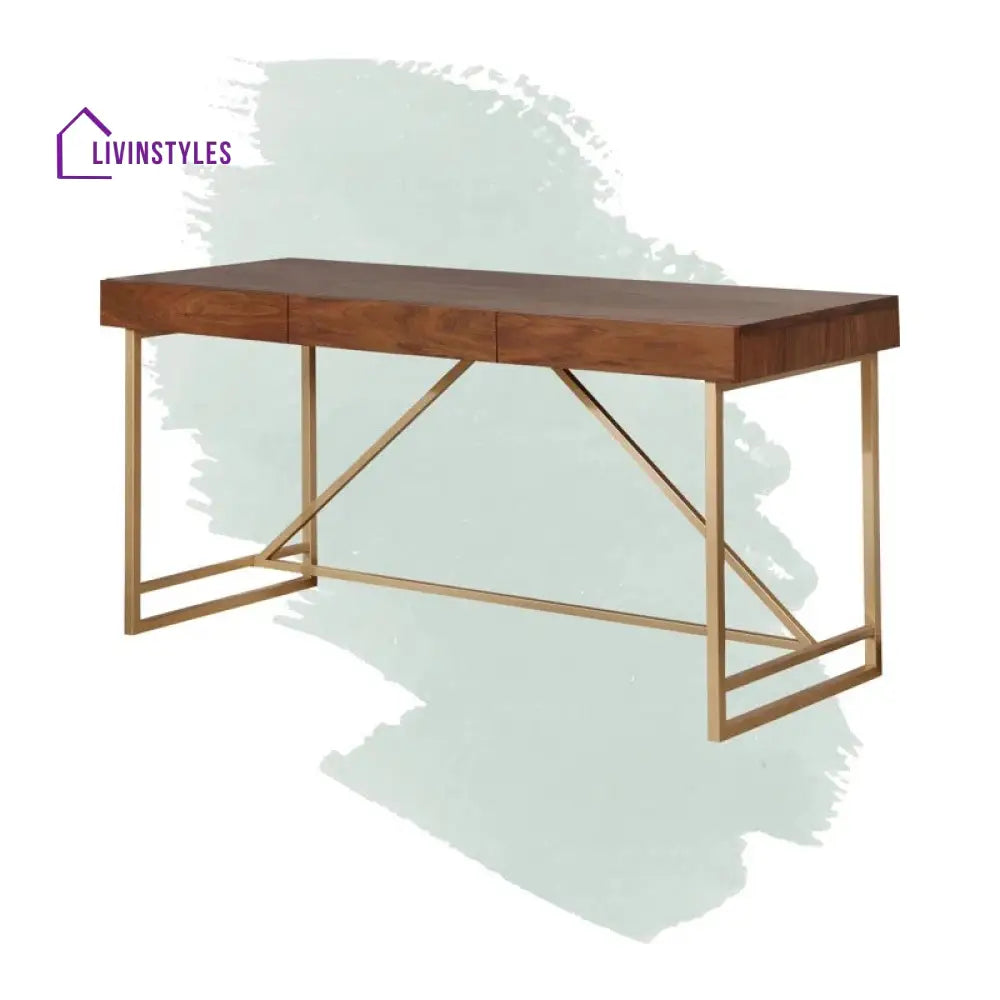 Semyon Solid Wood Study Table for Students