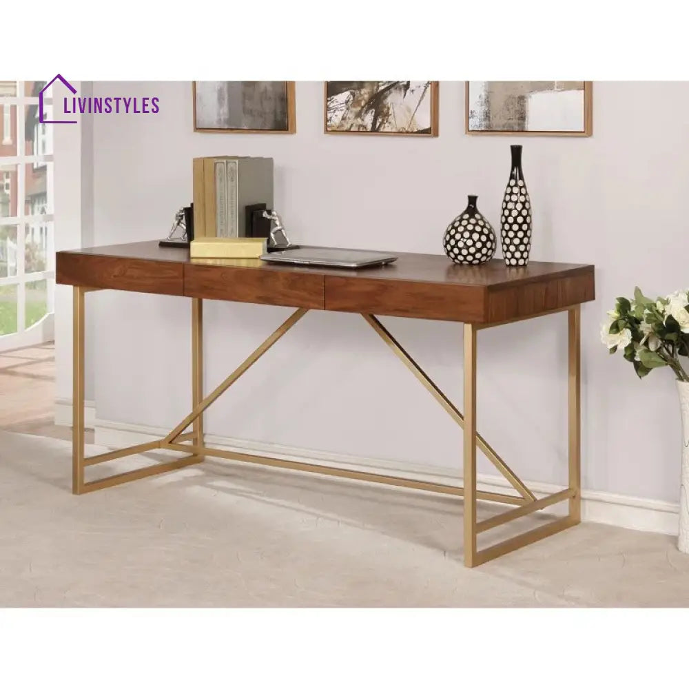 Semyon Solid Wood Study Table for Students
