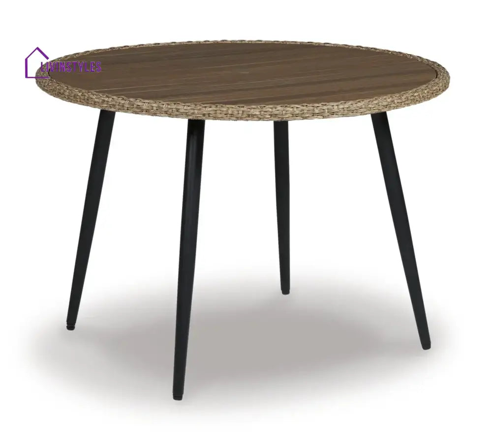 Sence Outdoor Patio Seating Set 2 Chairs and 1 Table Set (Brown) - Coffee Table Sets