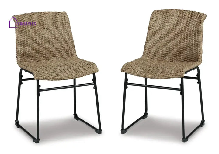 Sence Outdoor Patio Seating Set 2 Chairs and 1 Table Set (Brown) - Coffee Table Sets