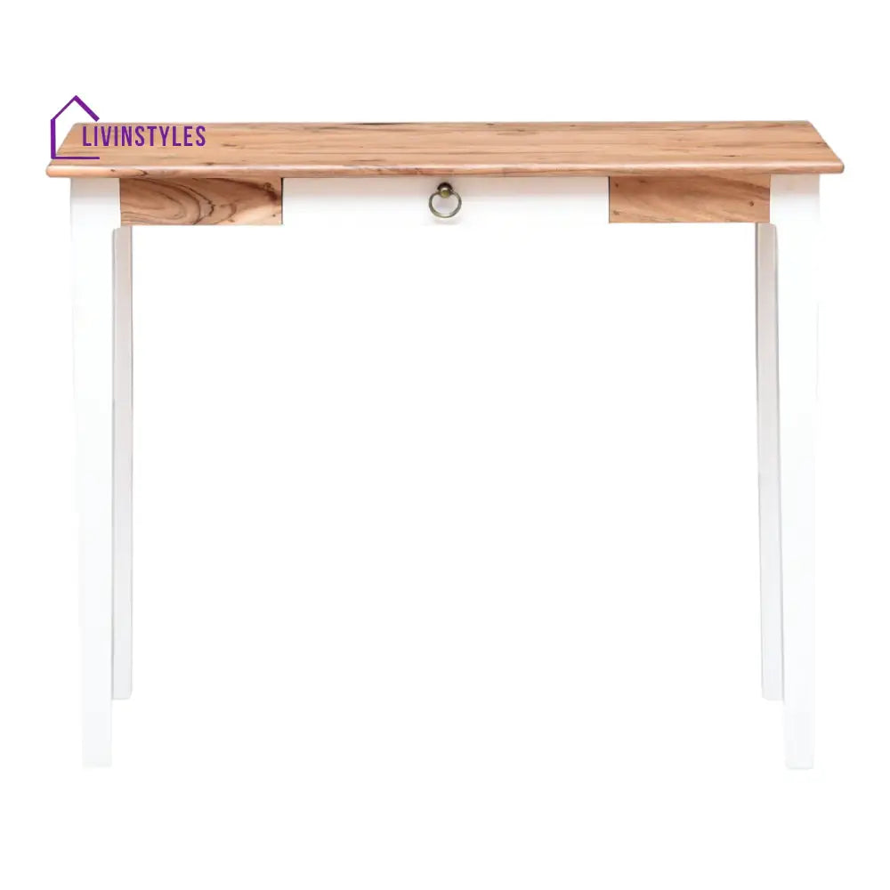 Nismaaya Nakos Study Table White Finish