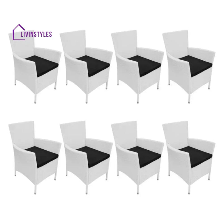 Seraphina 9-Piece Outdoor Rattan Wicker Dinning Table Set - Dining Set