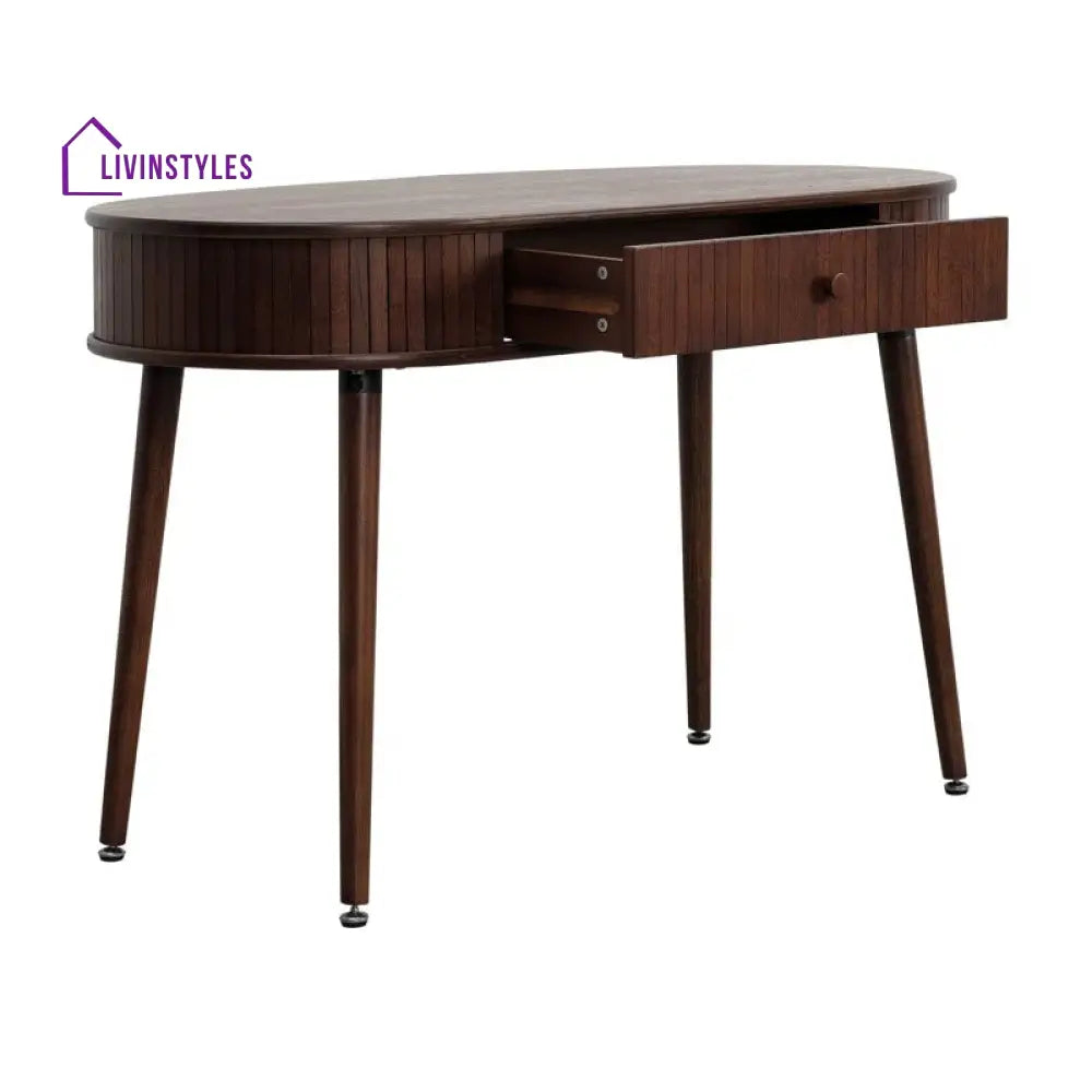 Sergey Solid Sheesham Wood Study Table for Students