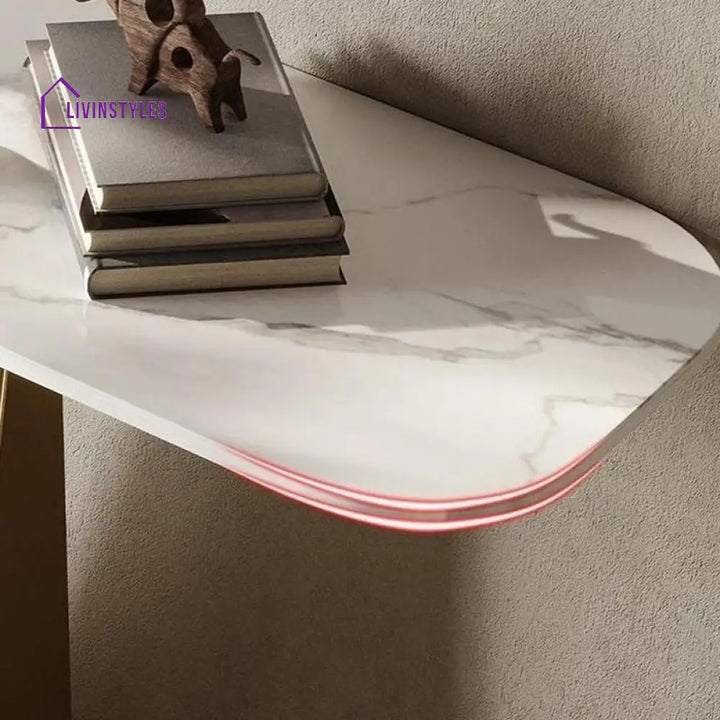 Sergey Stainless Steel Console Table for Living Room