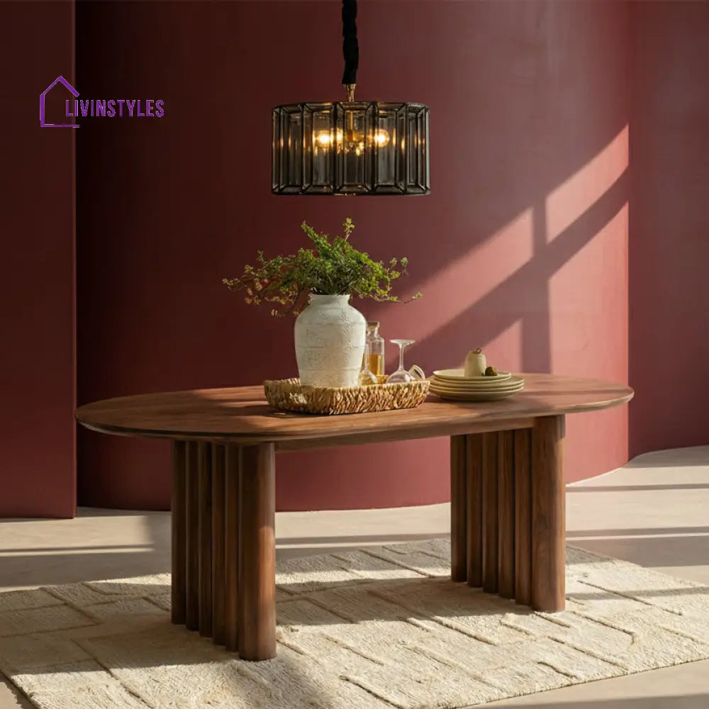 Serhii Wooden 8 Seater Dining Table Dining Tables