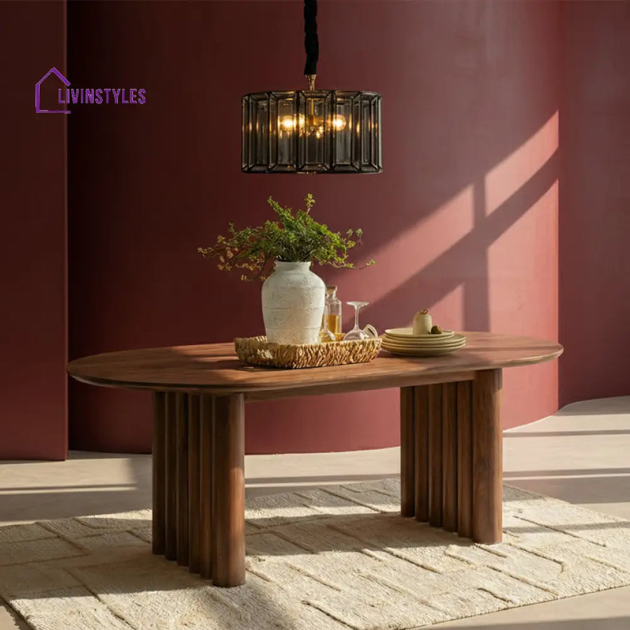 Serhii Wooden 8 Seater Dining Table Dining Tables