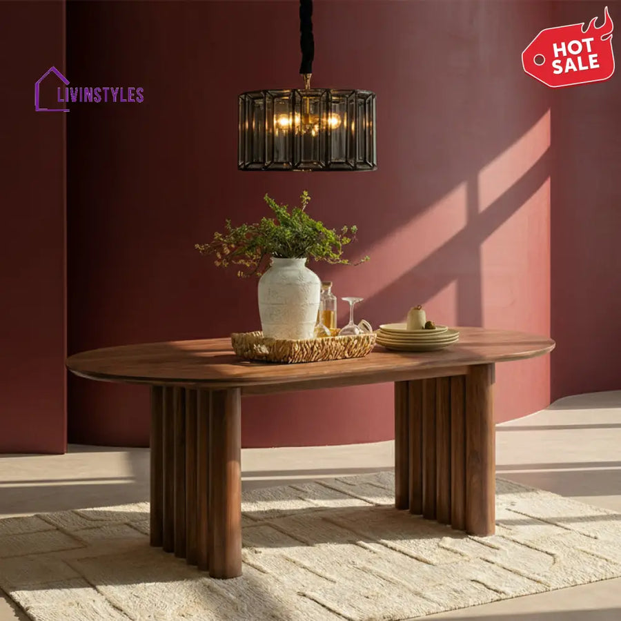 Serhii Wooden 8 Seater Dining Table Dining Tables
