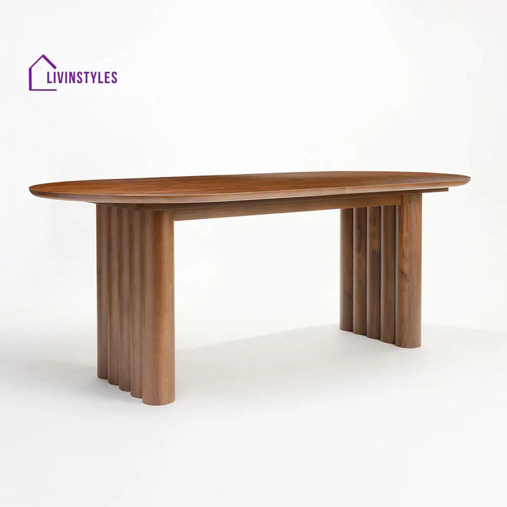 Serhii Wooden 8 Seater Dining Table Dining Tables