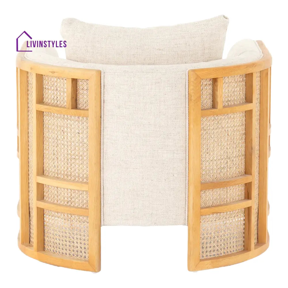 Shanvika Natural Arm Chair Rattan