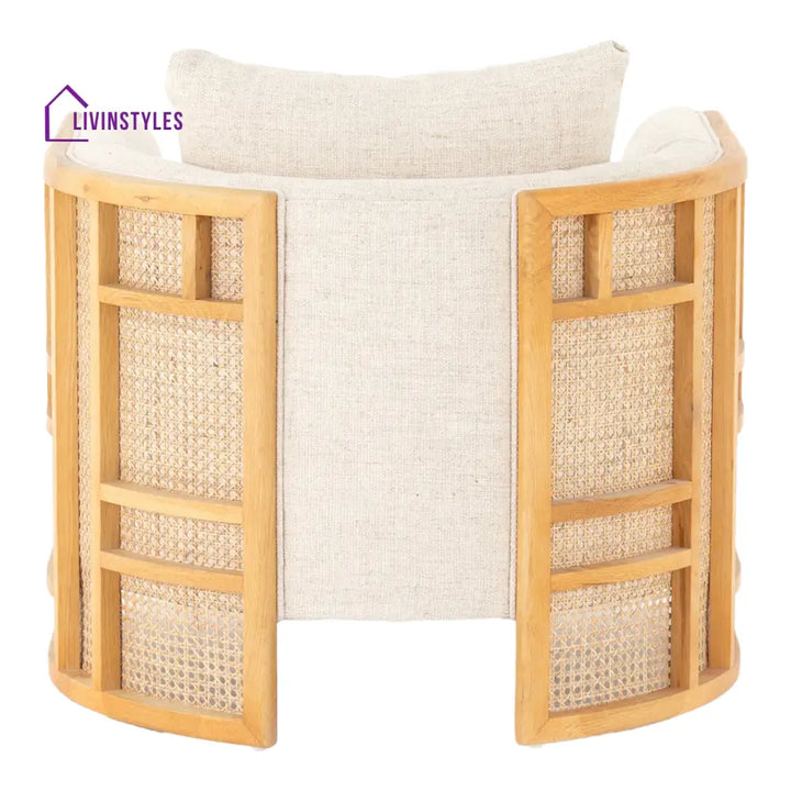 Shanvika Natural Arm Chair Rattan