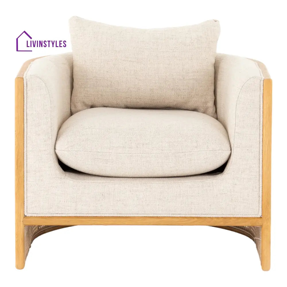 Shanvika Natural Arm Chair Rattan
