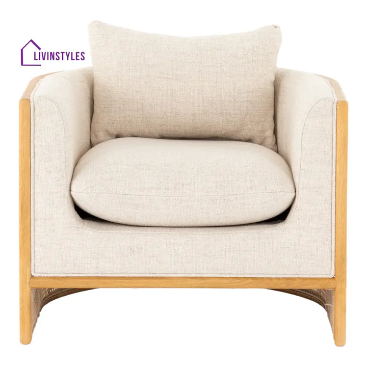 Shanvika Natural Arm Chair Rattan