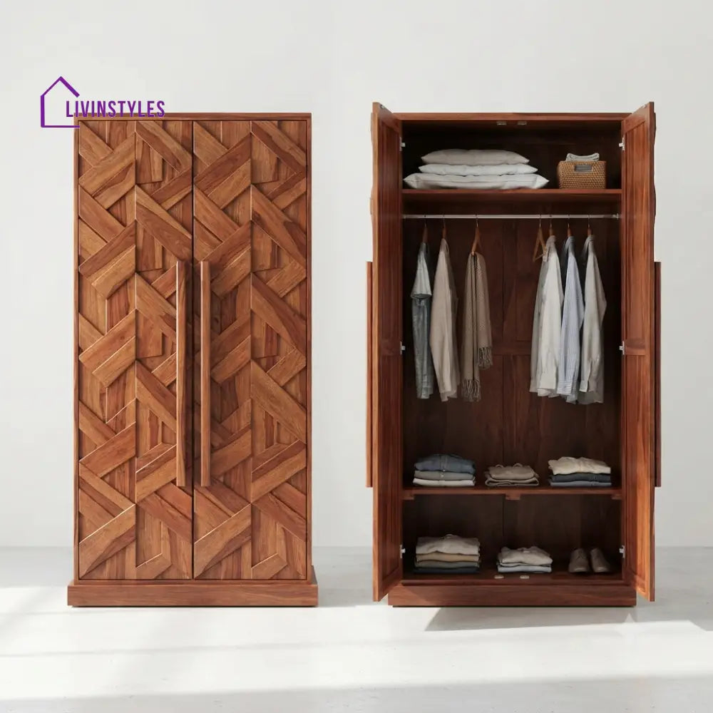 Sharanya Wooden Wardrobe for Clothes | Cupboard for Clothes