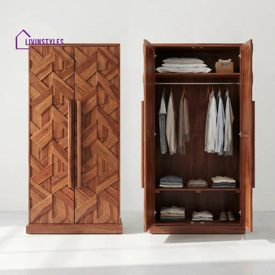Sharanya Wooden Wardrobe for Clothes | Cupboard for Clothes