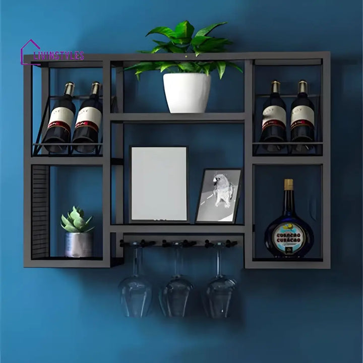 Shaurya Metal Wine Rack