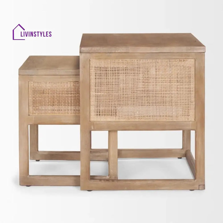Shaurya Solid Wood Drink Table | End Table | Side Table for Living Room