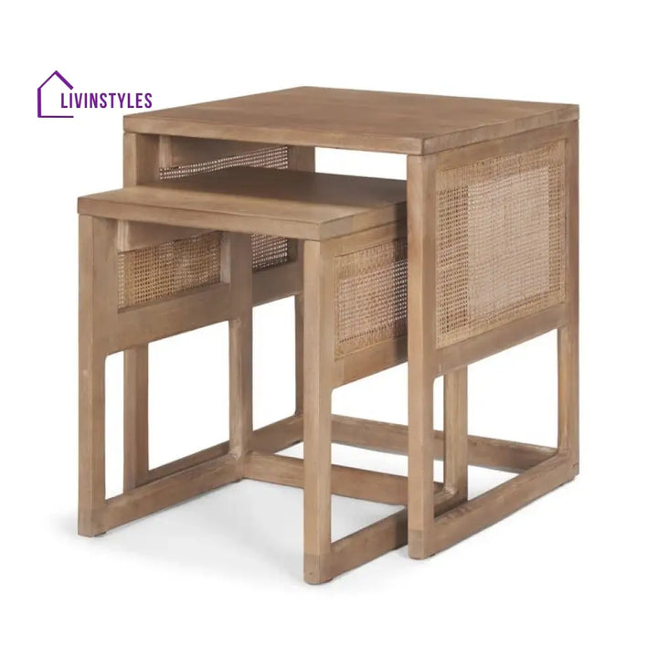 Shaurya Solid Wood Drink Table | End Table | Side Table for Living Room