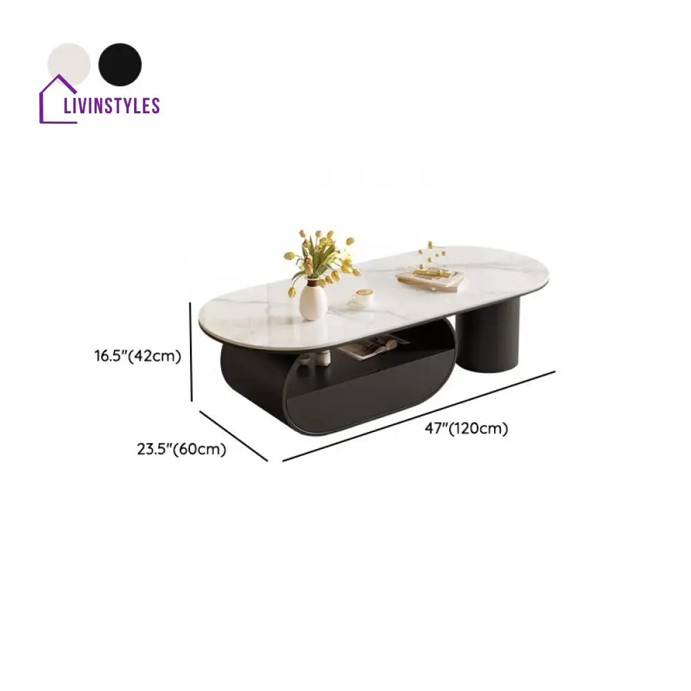 Shaurya Stainless Steel Coffee Table for Living Room