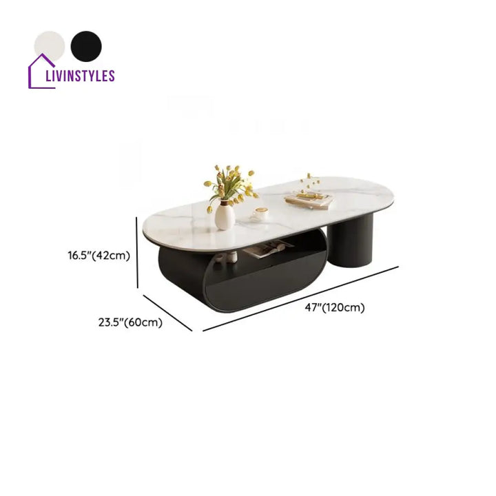 Shaurya Stainless Steel Coffee Table for Living Room