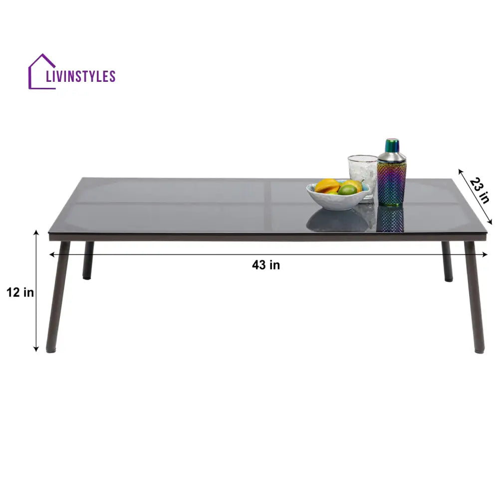 Shed Outdoor Sofa Set 3 Seater 2 Single seater and 1 Center Table Set (Dark grey) Braided & Rope - Sofa Sets