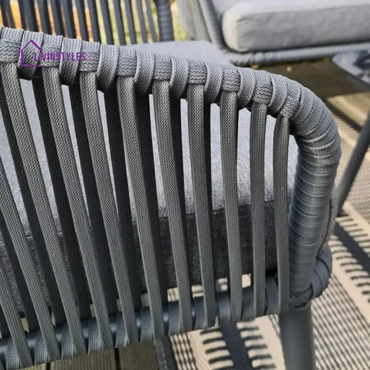 Shen 4 Piece Outdoor All-Weather Rope Sofa Set - Sofa Set