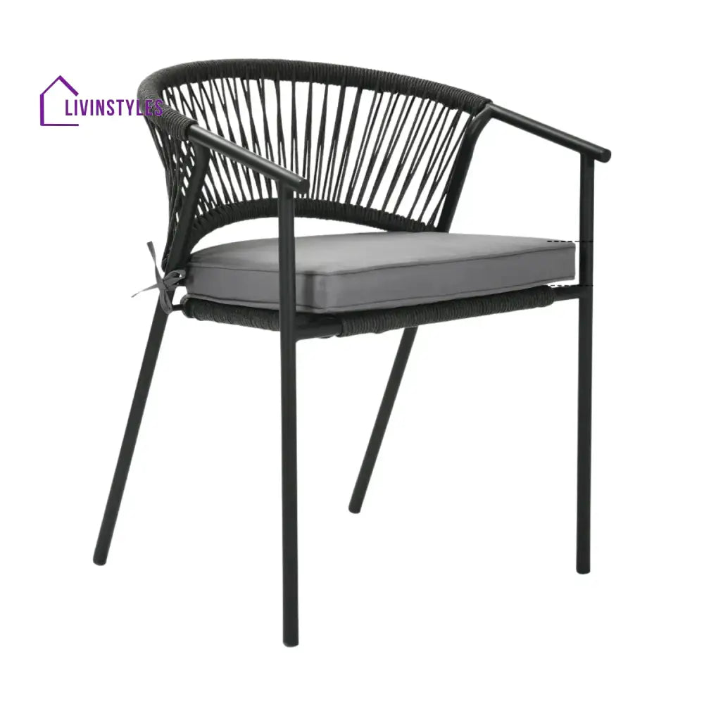 Shiori 4-Piece Outdoor Rope Patio Dining Chairs - Dinning Chairs