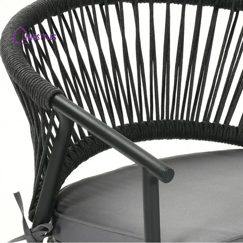 Shiori 4-Piece Outdoor Rope Patio Dining Chairs - Dinning Chairs
